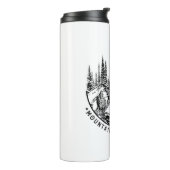 Camper-Geschenk | Gebirge rufen Geburtstag an Thermosbecher (Nach links gedreht)