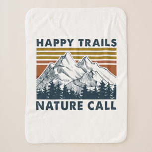 Camper-Geschenk Happy Trails Nature Call Birthda Sherpadecke