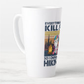 Camper-Geschenk | I Choose Go Wandern Geburtstag Milchtasse (Linke Ecke)