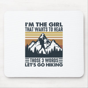 Camper-Geschenk   Ich bin das Gelassen Mädchen zum Mousepad