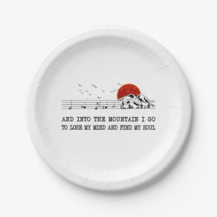 Camper-Geschenk Ich gehe zum Geburtstag zu meine Pappteller