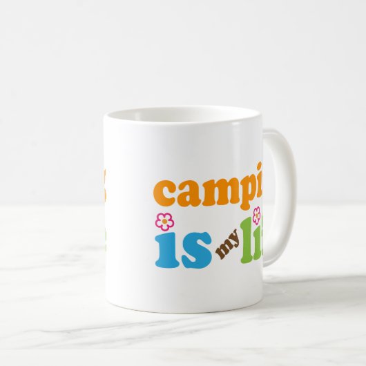 Camper-Geschenk-Mädchen Kaffeetasse (VorderseiteRechts)