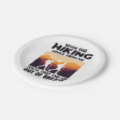 Camper-Geschenk | Nehmen Sie niemals Wanderberatun Pappteller (Schrägansicht)