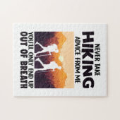 Camper-Geschenk | Nehmen Sie niemals Wanderberatun Puzzle (Horizontal)