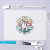 Camper-Geschenk | Sloth Wanderteam Geburtstag Seidenpapier (Handwerk)