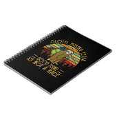 Camper-Geschenk | Sloth Wanderteam Gute Dinge Weih Notizblock (Linke Seite)