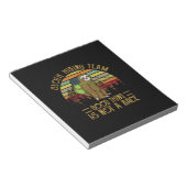 Camper-Geschenk | Sloth Wanderteam Gute Dinge Weih Notizblock (angewinkelt)