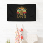 Camper-Geschenk | Vintages Sloth Wanderteam Geburt Banner (Insitu)
