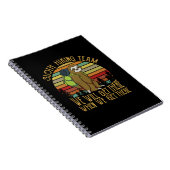 Camper-Geschenk | Vintages Sloth Wanderteam Geburt Notizblock (Rechte Seite)