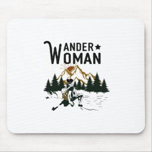 Camper-Geschenk Wander Woman Birthday Mousepad