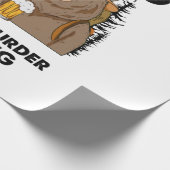 Camper-Geschenk | Wanderbär Geburtstag Geschenkpapier (Ecke)