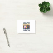 Camper-Geschenk | Wanderfinder wegen Crazy allein Post-it Klebezettel (Büro)