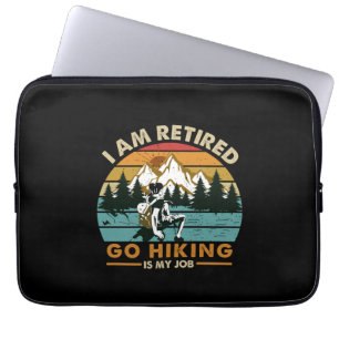 Camper-Geschenk Wandern ist mein Geburtstag Laptopschutzhülle