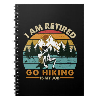 Camper-Geschenk | Wandern ist mein Geburtstag Notizblock