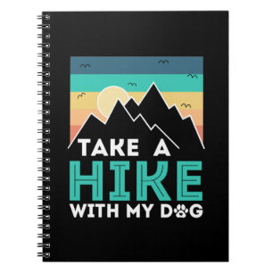 Camper-Geschenk Wandern mit meinem Hund zum Gebu Notizblock