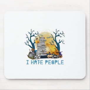 Camper-Geschenk Wandern zu Halloween Geburtstag Mousepad