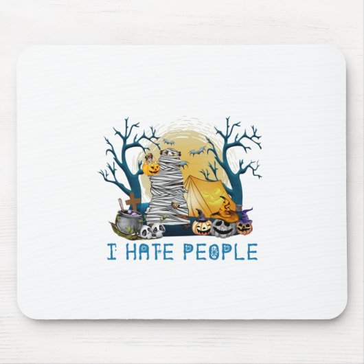 Camper-Geschenk | Wandern zu Halloween Geburtstag Mousepad (Vorne)