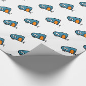 Camper Geschenkpapier (Ecke)