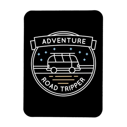 Camper Gift Adventure Road Tripper Magnet (Vertikal)