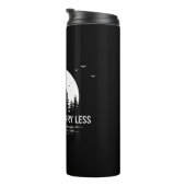 Camper Gift | Hike More Worry Less Birthday Thermosbecher (Nach rechts gedreht)