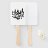 Camper Gift | Mountains Are Calling Birthday Fächer (Vorne und Hinten)