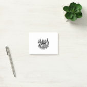 Camper Gift | Mountains Are Calling Birthday Post-it Klebezettel (Büro)