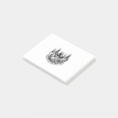 Camper Gift | Mountains Are Calling Birthday Post-it Klebezettel (angewinkelt)
