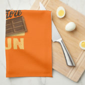 Camper haben S'more Spaß Glamping Fahne Handtuch (Viertel Falte)