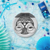 Camper/Hiker Personalisiertes Camping Picnic Pappteller (Party)