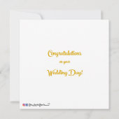 Camper Hochzeiten Karte (Rückseite)