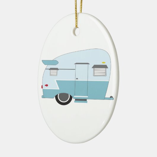 Camper Keramik Ornament (Links)