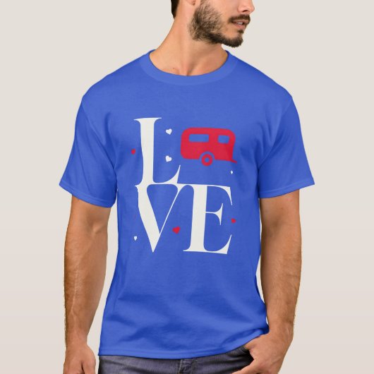 Camper Liebhaberfreunde T-Shirt (Vorderseite)