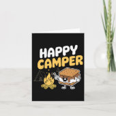 Camper Marshmallow Camping Smores Kawaii S'mores Karte (Vorderseite)