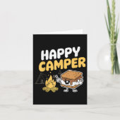 Camper Marshmallow Camping Smores Kawaii Smores Karte (Vorderseite)