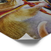 Camper Mouse Roasting Marshmallows Art 8x10 Poster (Ecke)