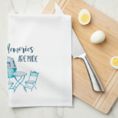 Camper oder Motorhome Geschirrtuch (Viertel Falte)