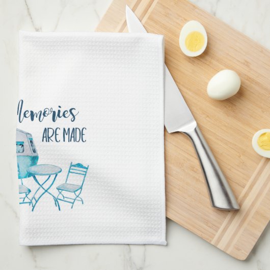 Camper oder Motorhome Geschirrtuch (Viertel Falte)