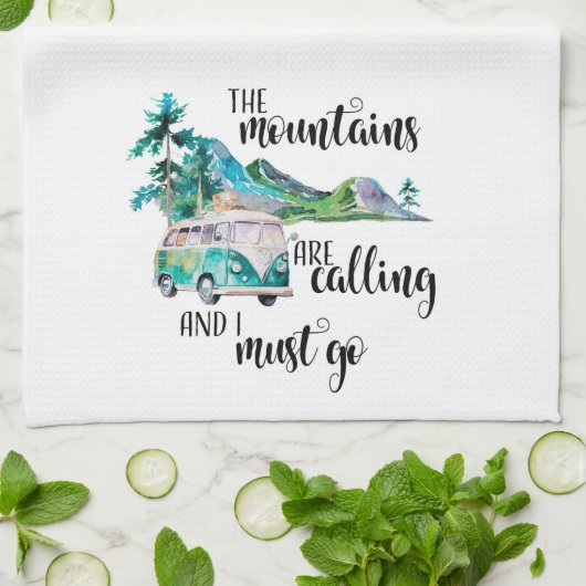 Camper oder Motorhome Geschirrtuch (Gefaltet)