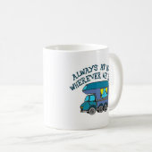 Camper-oder Motorhome Kaffee-Tasse Kaffeetasse (VorderseiteRechts)