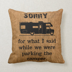 Camper oder Motorhome Kissen
