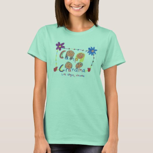 Camper Oma Camper T-Shirt (Vorderseite)