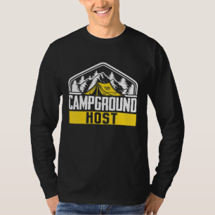 Camper Outdoor Zelt Campingplatz Host T-Shirt