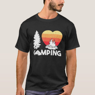 Camper Outdoor Zelt I Liebe Camping T-Shirt