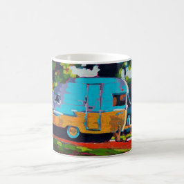 Camper Painting - Gift for Camping Lovers Kaffeetasse