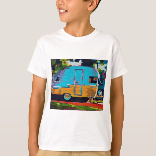 Camper Painting - Gift for Camping Lovers T-Shirt (Vorderseite)