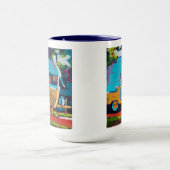 Camper Painting - Gift for Camping Lovers Tasse (Zentrum)