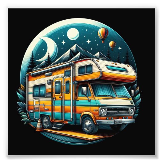 Camper Poster! Fotodruck (Vorne)