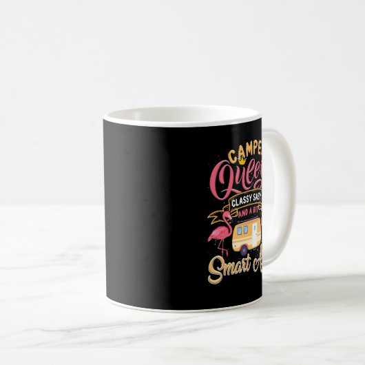 Camper Queen Classy Sassy Smart Assy Camping RV Gi Kaffeetasse (VorderseiteRechts)