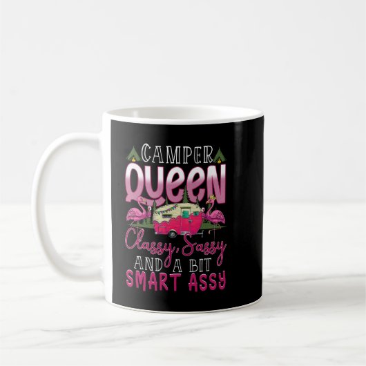 Camper Queen Classy Sassy Smart Assy Camping RV Gi Kaffeetasse (Links)