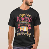 Camper Queen Classy Sassy Smart Assy Funny Camping T-Shirt (Vorderseite)